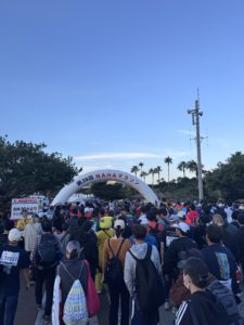 那覇マラソン会場